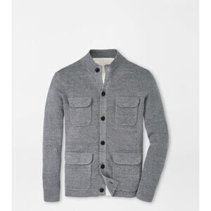 Peter Millar XL Crown Avignon Linen Merino Shirt Jacket $350